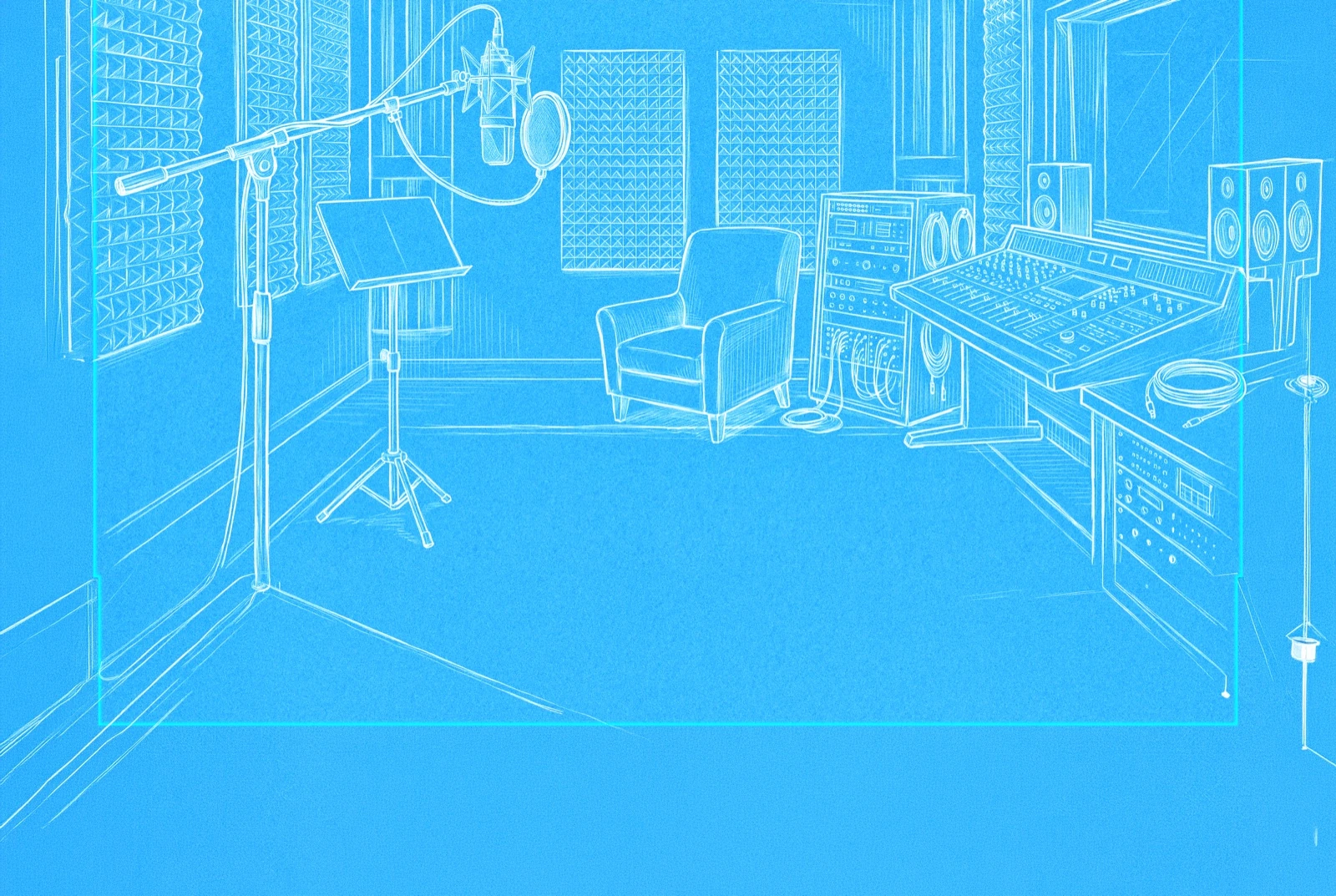 Recording studio blueprint